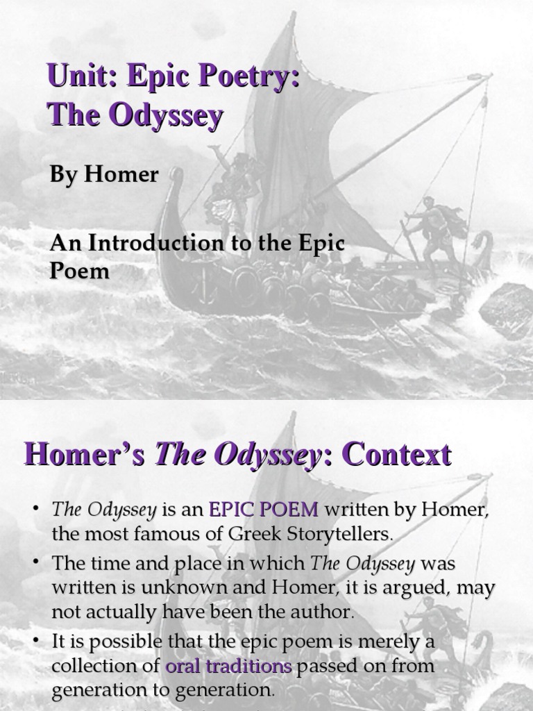 Реферат: The Homeric Poems Oral Or Written